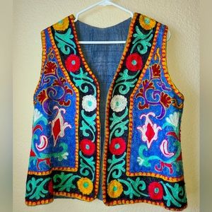 Embroidered Vest